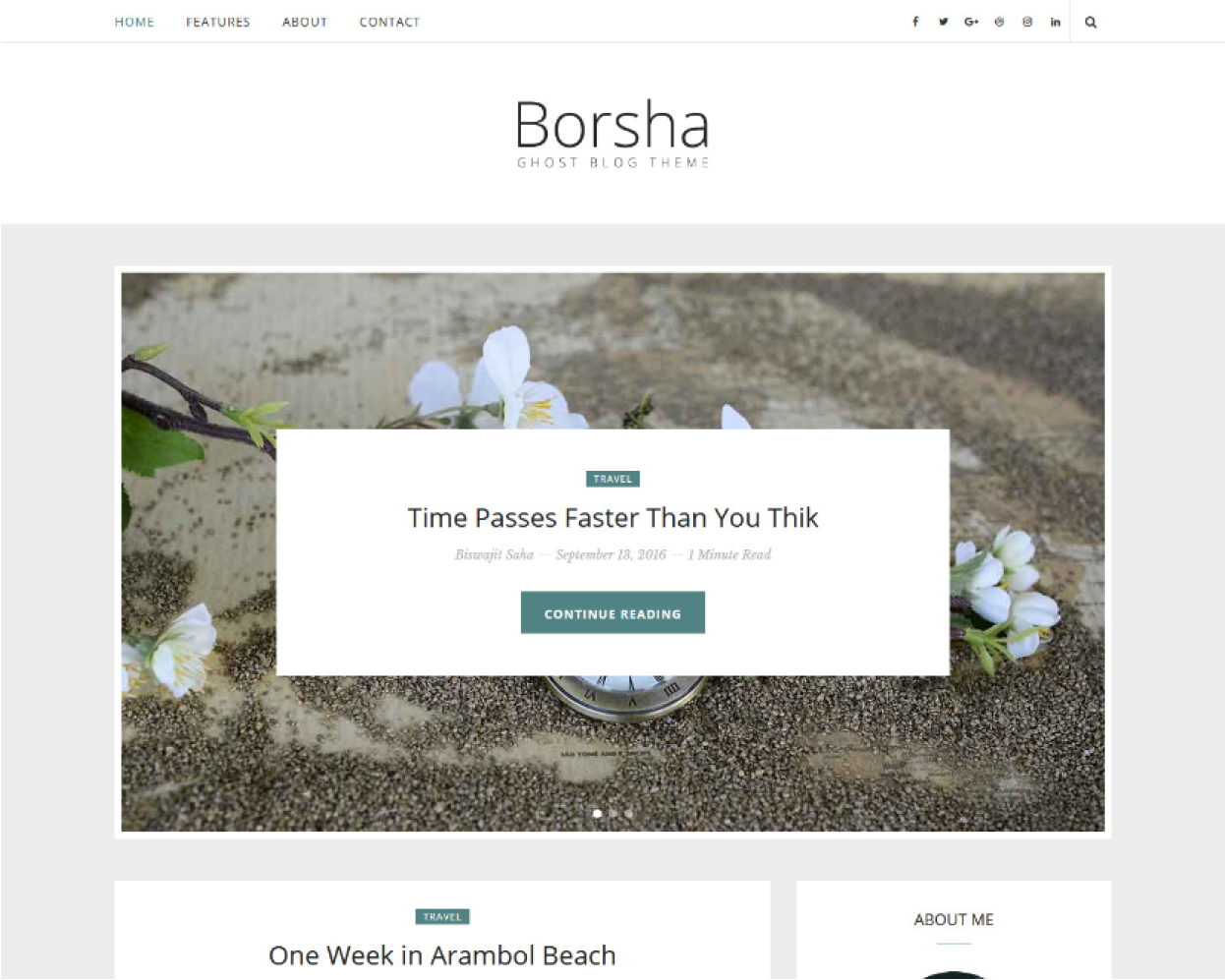 Borsha theme screenshot