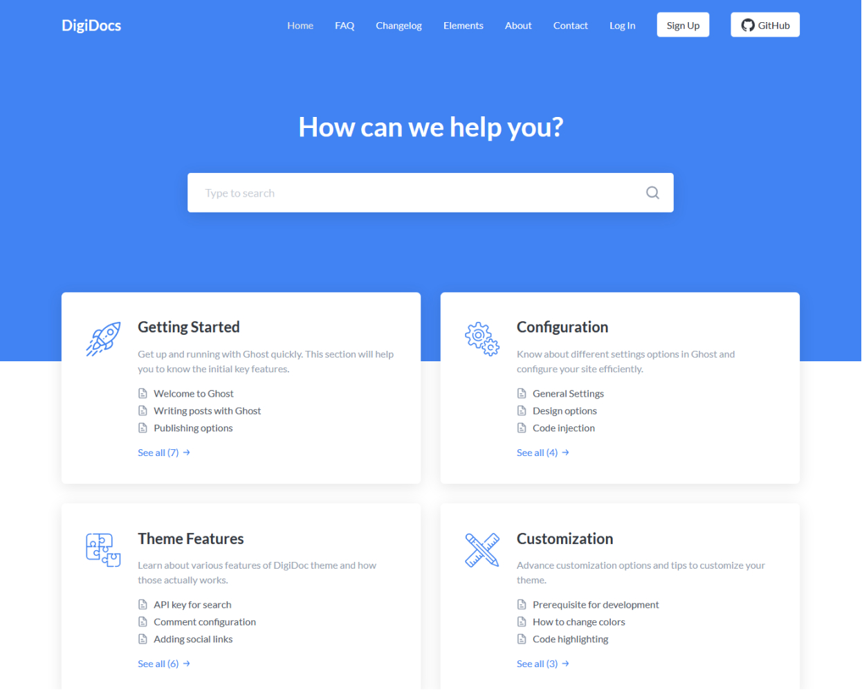 DigiDocs theme screenshot