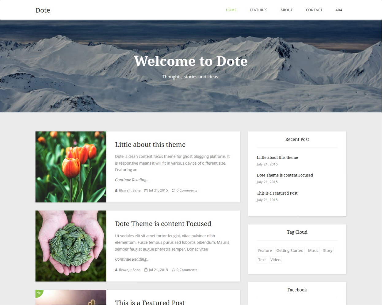 Dote theme screenshot