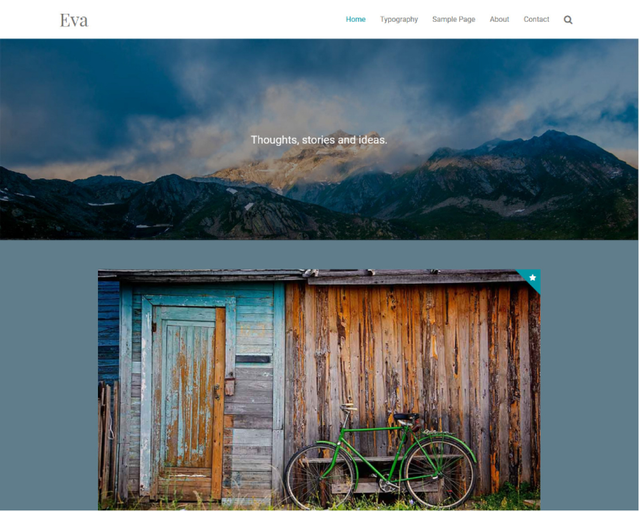 Eva theme screenshot