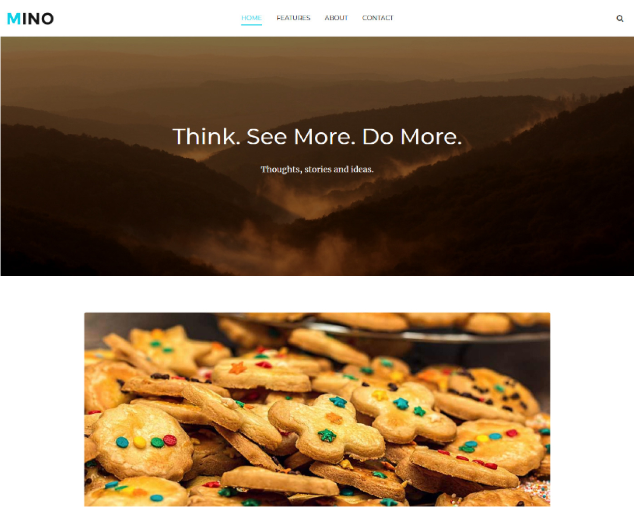 Mino Blog theme screenshot