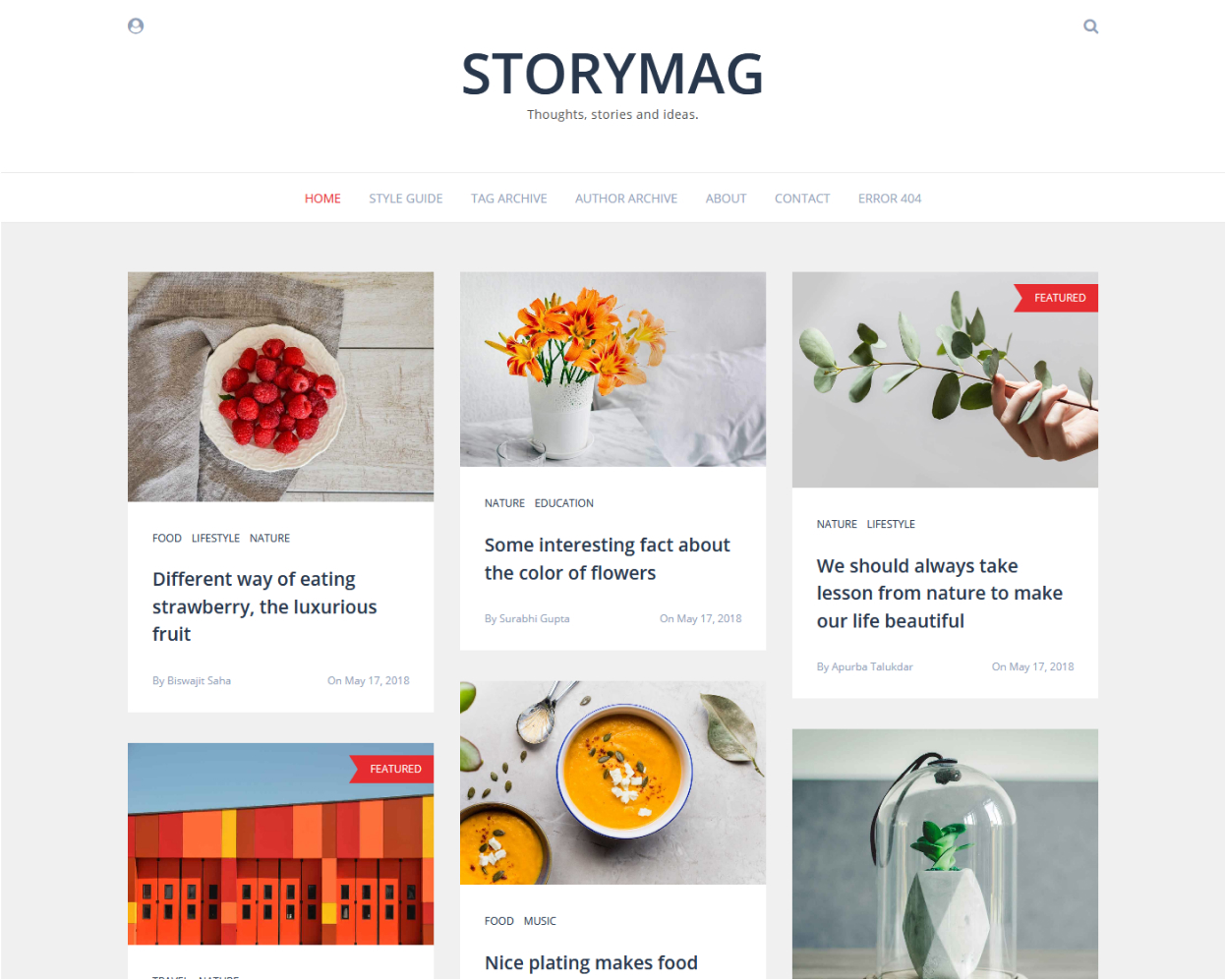 Storymag theme screenshot