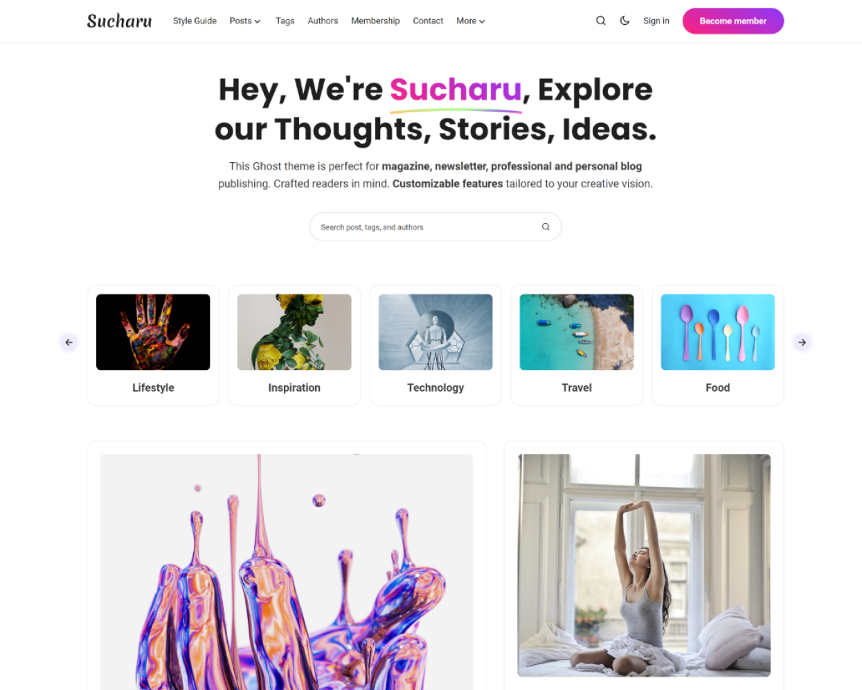 Sucharu theme screenshot