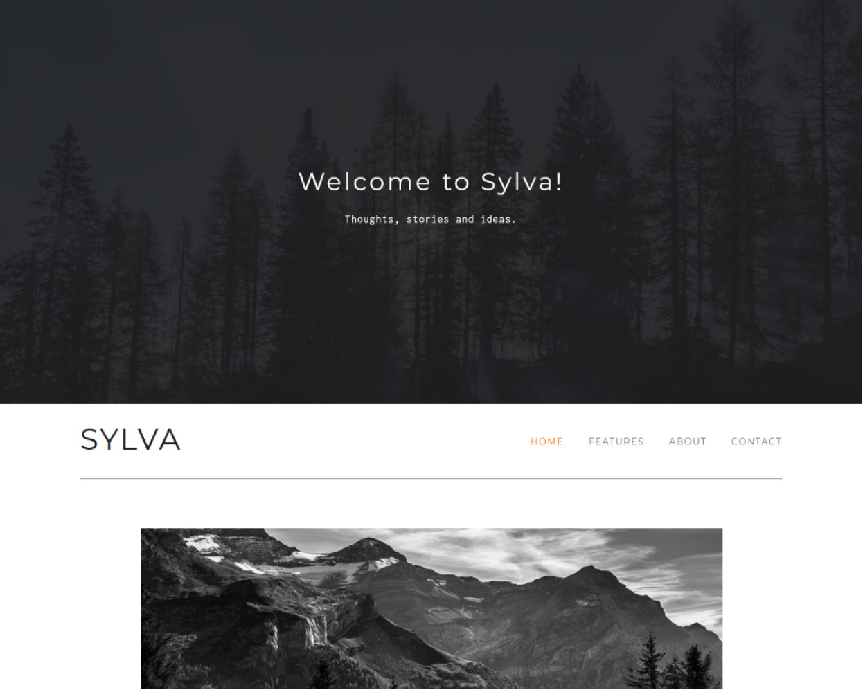 Sylva theme screenshot